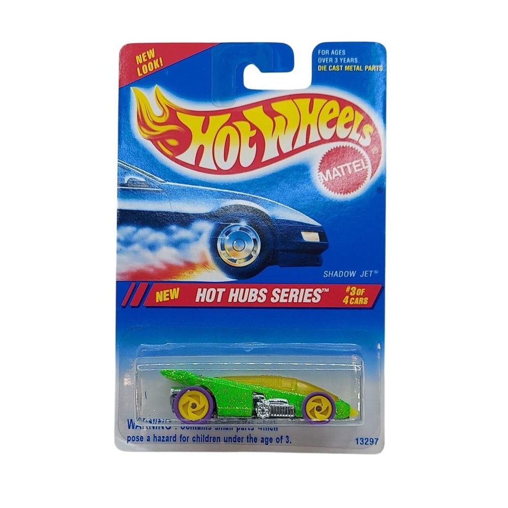 1994 Hot Wheels Hot Hubs Series Shadow Jet 3\4 #310